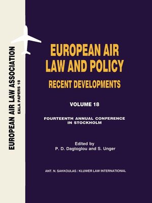 cover image of European Air Law and Policy